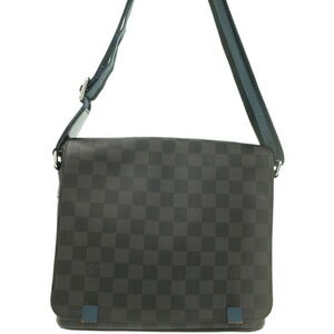 Louis Vuitton Damier Graphite Black District NM Shoulder Bag